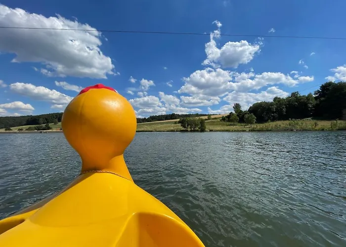 Vakantiehuis Entspannung In Der Mit Seeblick Und Sauna - Felix Von Mein-seepark Kirchheim (Hessen)